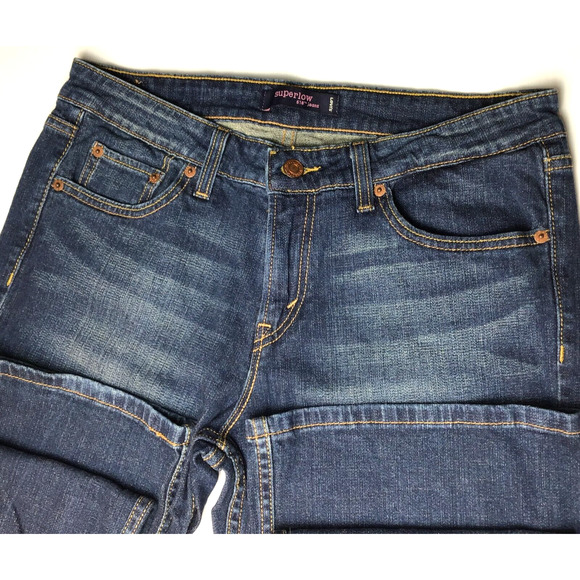Levi's Denim - LEVI'S VTG 518 Superlow Stretch Mid Rise Bootcut Jeans 11M M 90s 00s y2k Retro